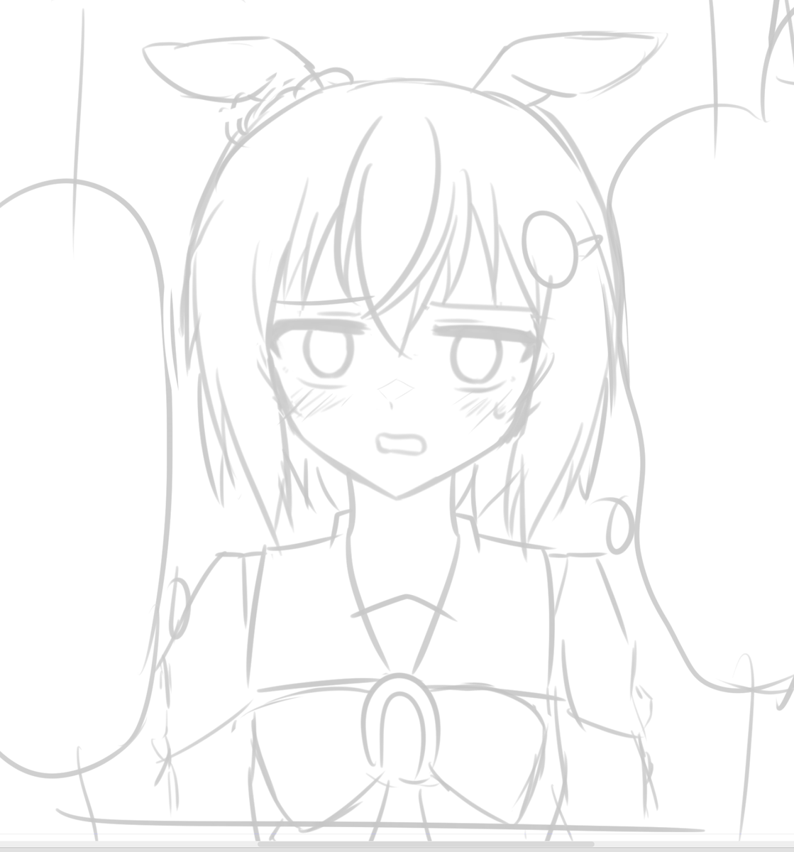 頑張って原稿進めてますアピール
これはラフのスカイ 