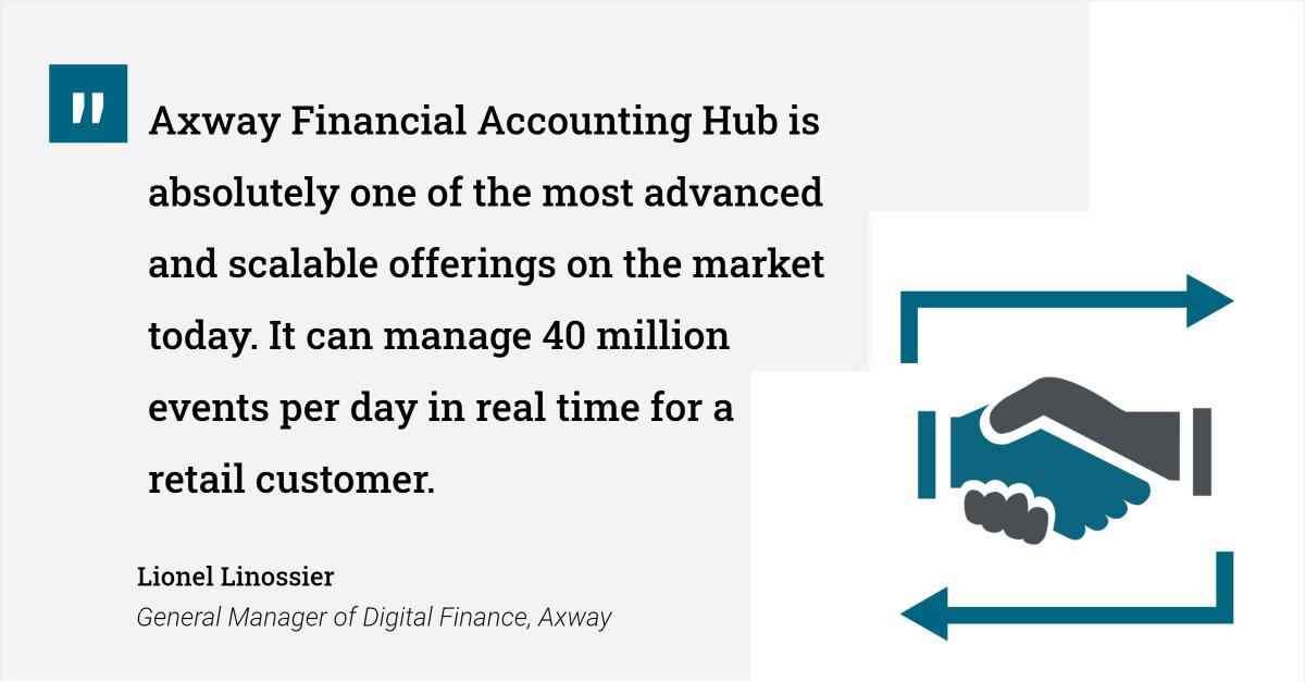The Axway Financial Accounting Hub (AFAH) is here and ready to empower #finance departments to provide relevant, quality #data to each business unit.

It’s one of the most advanced and scalable offerings on the market! Find out why: bit.ly/3NAdnDK