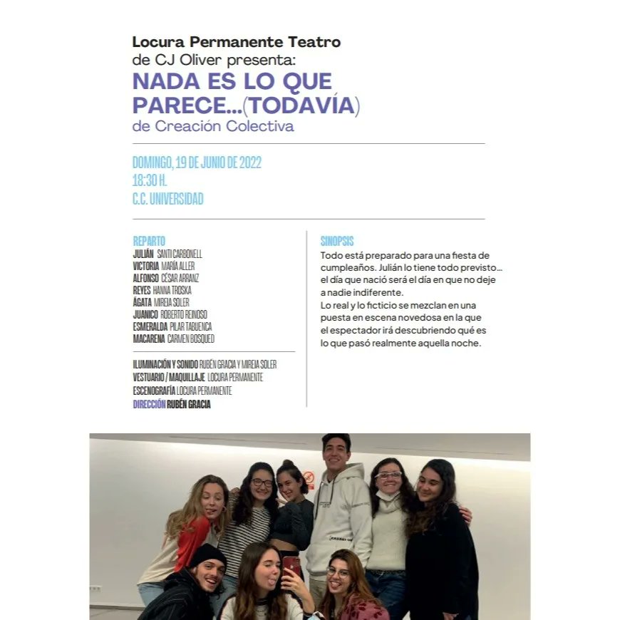 🎭 Continúa #demuestraTeatro2022. Grupos de #casasypieeszgz muestran en varios centros cívicos de Zaragoza su talento teatral.

Os ponemos imágenes de los últimos estrenos de esta semana y el próximo fin de semana, cuando finaliza la Muestra.

👉bit.ly/3sGCuwc