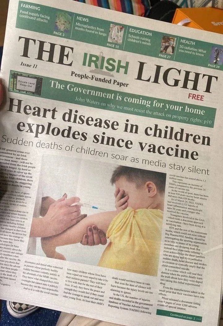 asunastaciasama's tweet photo. Can anyone in #Ireland confirm if this paper is legit or edited? Asking because if this is true then I want to know. If you’re not IN Ireland, please don’t reply with shenanigans I will block you. #TheIrishLight https://t.co/pJPeebAWuE