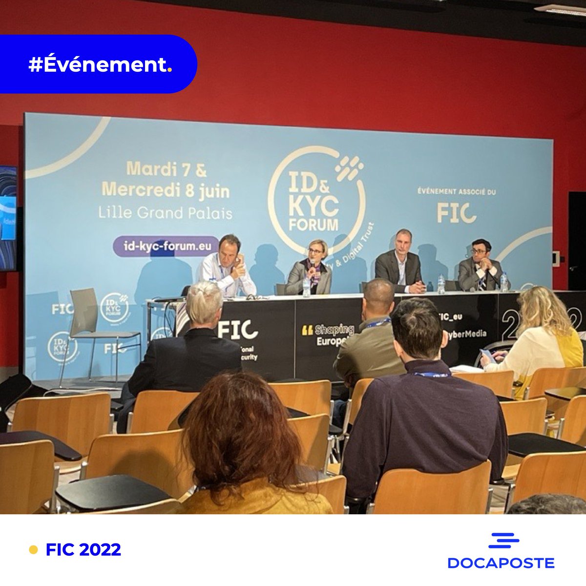 #FIC2022 📆 | Table ronde ID Forum « Le e-wallet, quel aboutissement pour gérer les titres et les attributs ? » avec Frédérique Ville, Dir. <a href="/digiposte/">Digiposte</a> (<a href="/GroupeLaPoste/">La Poste Groupe</a>) au <a href="/FIC_eu/">karen</a>.

Notre programme au #FIC 👉 l.doca.info/9eRb50JsHvj

#CyberSécurité