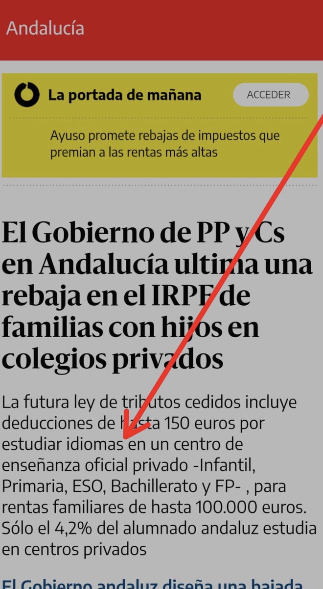 inma_rn84's tweet photo. Esto explica muchas cosas. Por una educación pública de calidad donde puedan enseñarse varias lenguas extranjeras y se creen ciudadanos competentes. Por una educación de calidad para todos, estudio obligatorio y gratuito de 2ª lengua #AndaluciaALaCola #AndaluciaTbEsEuropa https://t.co/U5YW5OKGft