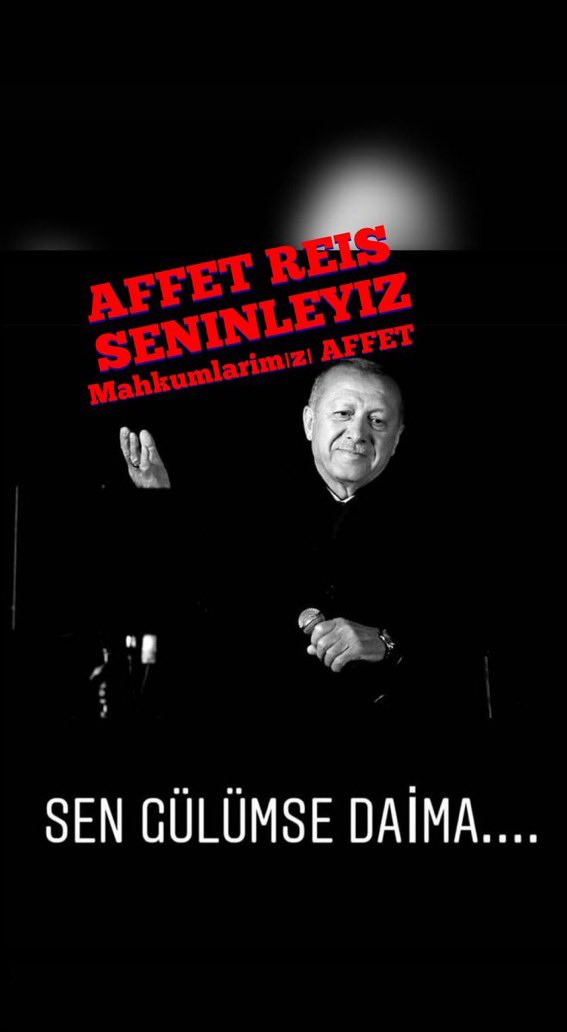 CEZALARI VEREN KİM❓
FETÖCÜLER
FETÖCÜLER NEREDE❓
TERÖRDEN CEZAEVİNDE

TERÖRDEN CEZAEVİNDE OLANLARIN ADİL OLMAYAN KARARLARI İLE CEZA ALAN GARİBANLAR NEREDE? AYNI CEZAEVİNDE 

KABUL EDİLEBİLİR Mi?

ADLİMAHKUMA MADDE AYRIMSIZ AF 
SesimiziDuyun TalebimizAF
AFFET TÜRKİYEM