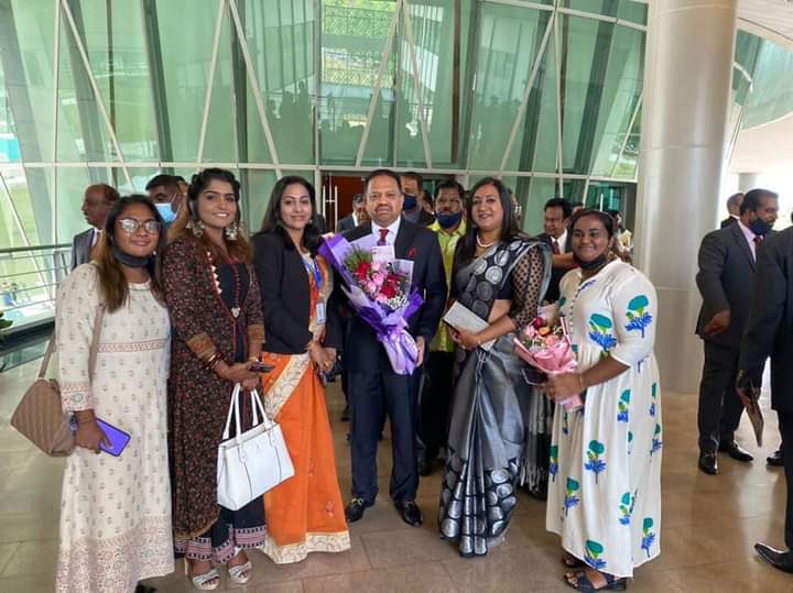 PuteriMic's tweet photo. Info Puteri MIC

13th Convocation Ceremony of Aimst University 28 &amp; 29th May 2022 at Great Hall, Aimst University Officiated by TYT Tan Sri Dato' Sri Dr. SA. Vigneswaran Prime Minister's Special Envoy To India and South Asia, President of MIC and Chairman of MIED. https://t.co/VGW9FwuAl5