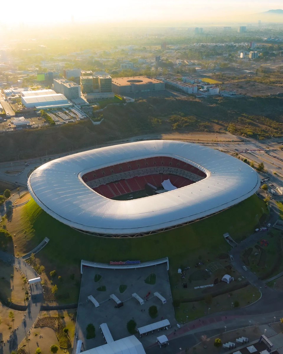 Whether you’re a football fan, concert lover, or architecture junkie, make sure to add Estadio Akron in Guadalajara to your bucket list! It hosts over 46K seats! What are you looking forward to seeing here? 👇📸: <a href="/jc/">J Cornelius</a>.reyes_mx on IG #VisitGuadalajara