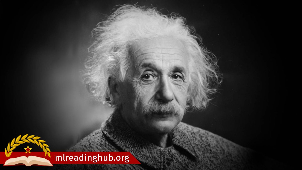 MLReadingHub's tweet image. “I am convinced there is only one way to eliminate these grave evils, namely through the establishment of a socialist economy, accompanied by an educational system which would be oriented toward social goals.” Albert Einstein