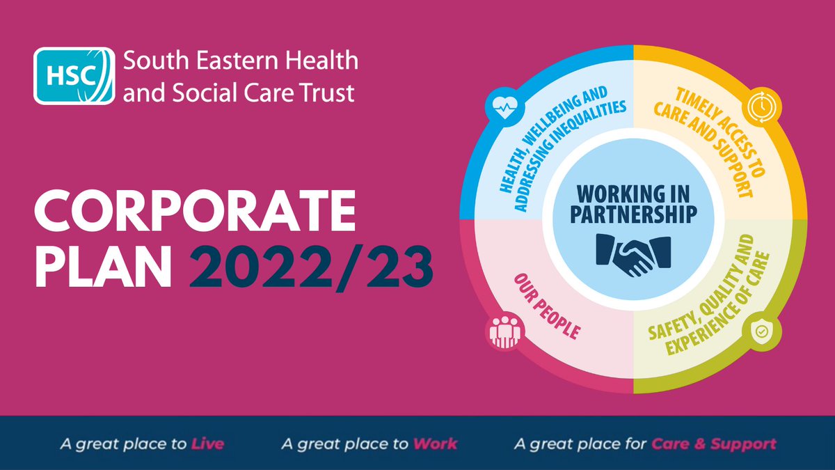setrust's tweet image. We&apos;re happy to announce that our 2022/23 Corporate Plan has now been published 📚 

Following the difficulties as a result of the pandemic, we are energised &amp;amp; motivated as we shift our focus toward the rebuilding and recovery of our services.

More info ➡️ setrust.hscni.net/south-eastern-…