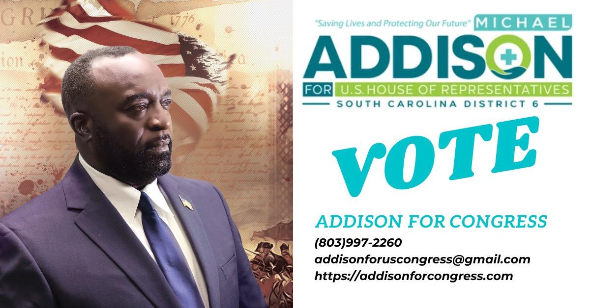 ADDISONCONGRESS's tweet image. It's time for change. Vote Addison, U.S. Congress.