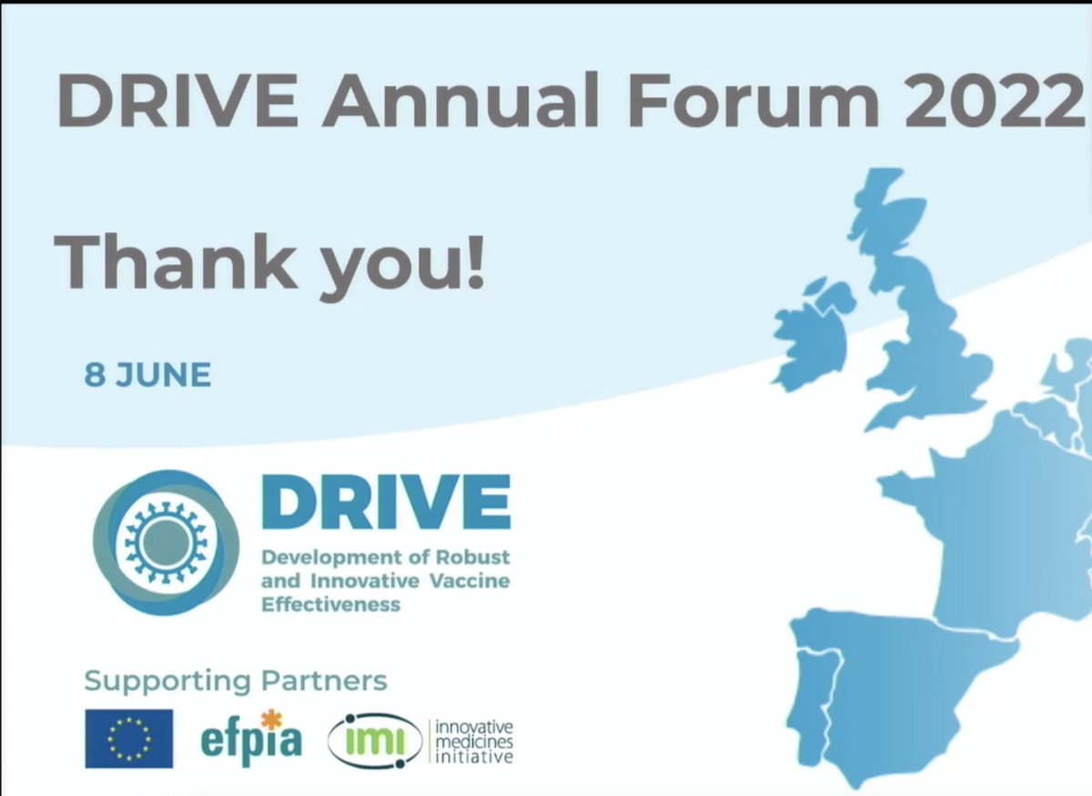 drive_eu's tweet photo. DRIVE Annual Forum 2022 is over.
Thank you so much for your interest and keep tuned for more information on #influenza and #covid19  #vaccine #effectiveness

@drive_eu web and social media team: @ClaudiaRavaldi @Quentin79 @AlfVann https://t.co/zsUAfmHjAO