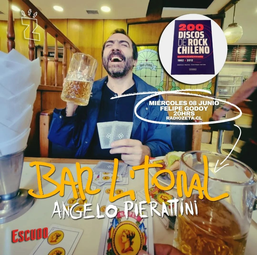 DiscosRockCL's tweet image. Hoy y viernes. Dos imperdibles invitaciones para conversar sobre rock chileno:
1) hoy: Angelo Pierattini conversará con @felipeotravez1 desde las 20h en @RadioZeta_cl 
2) viernes: @Prfe_Rodriguez y @cesartudela se encontrarán con @RainieroGF y @denissemalebran en @ec_cultura