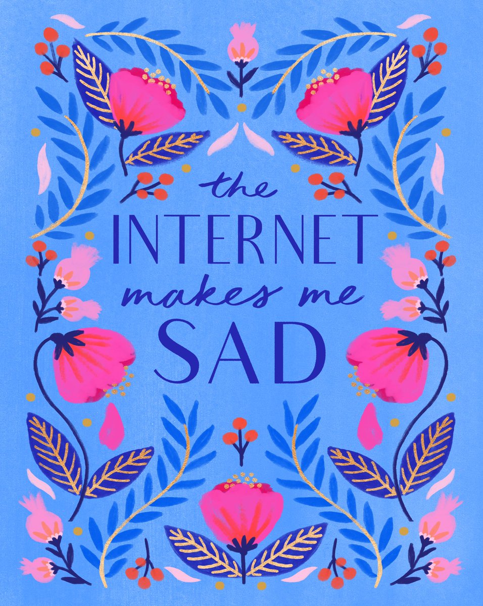 Yeah, I owe a lot to the internet for the way it’s shaped my career and helped create friendships… but damn, being so constantly tethered to it is the worst.