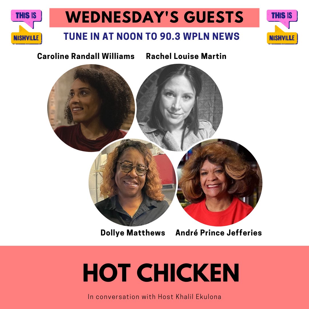 This Is Nashville (@thisisnashville) on Twitter photo How did hot chicken 🔥🐔 become Nashville's best known dish?
Today, we're talking to the matriarchs of hot chicken: Dollye Matthews of Bolton's and André Prince Jefferies of Prince's.
Also joining us are Hungry For Answers host <a href="/caroranwill/">Caroline Randall Williams</a> and author <a href="/R_LMartin/">Rachel Louise Martin</a>. How did hot chicken 🔥🐔 become Nashville's best known dish?
Today, we're talking to the matriarchs of hot chicken: Dollye Matthews of Bolton's and André Prince Jefferies of Prince's.
Also joining us are Hungry For Answers host <a href="/caroranwill/">Caroline Randall Williams</a> and author <a href="/R_LMartin/">Rachel Louise Martin</a>.