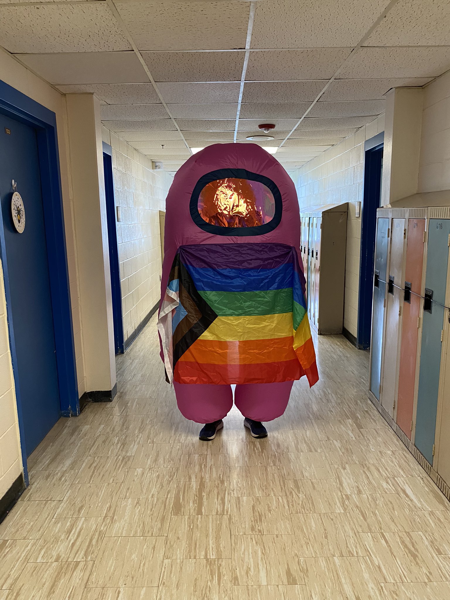 This School Had an 'Among Us' Pride Costume?