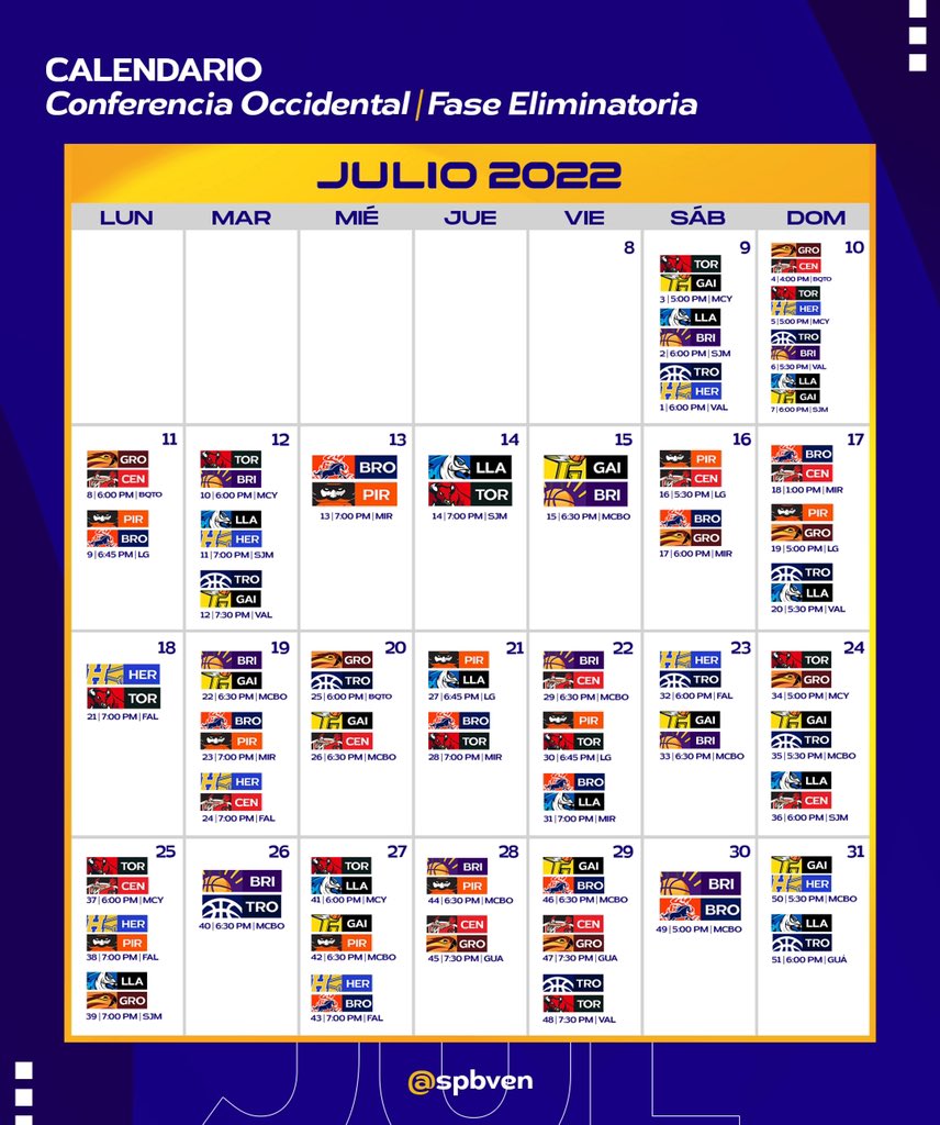 Domar Marcha atrás pacífico 🇻🇪 CONOCE EL CALENDARIO DE LA FASE REGULAR DE LA SUPERLIGA PROFESIONAL DE BALONCESTO – CANCHA LATINA Domar Marcha atrás pacífico 🇻🇪 CONOCE EL CALENDARIO DE LA FASE REGULAR DE LA SUPERLIGA PROFESIONAL DE BALONCESTO – CANCHA LATINA