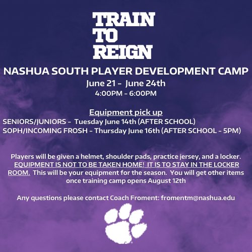 Nashua South Football tweet media