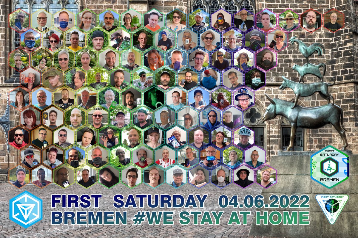 FS@Home Bremen 
Juni 2022

#ingressfsathome #FSatHome #Bremen #IngressFS  #fevgames #Nia #Niantic #Ingress #FirstSaturday #Ingressfirstsaturday
#Resistance #Enlightened #XF #ifsbremen #fsbremen #ifs