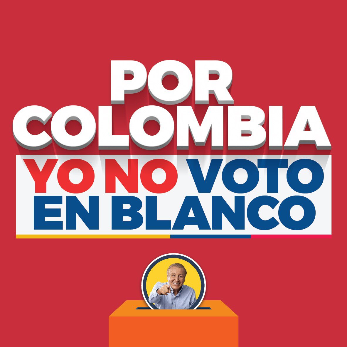 coltellevo's tweet photo. Por Colombia 🇨🇴 Yo no Voto en blanco

#ColombiateLlevoenmi♥️ https://t.co/otBLehYJHL