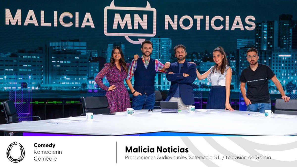 CelticMediaFest's tweet photo. The winner in the #Comedy category is Malicia Noticias @MaliciaNoticias @TVGalicia @crtvg #CelticMedia #TorcAwards https://t.co/quKIxt7Duy