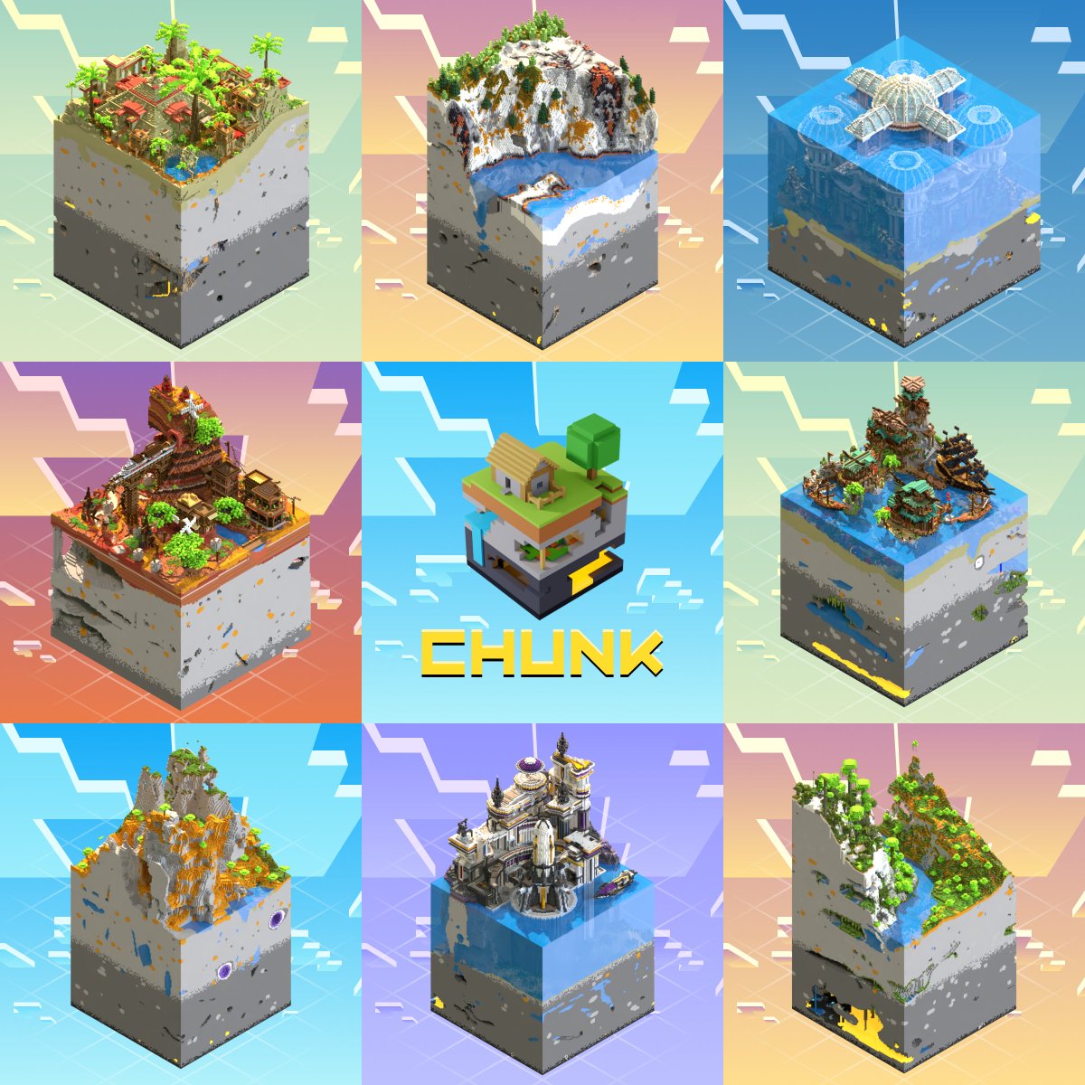 chunk_studio's tweet photo. You're invited to own a Chunk of our world! 🌎
We're giving away 3 x WL! 

1⃣ Tag your 2nd @ 
2⃣Retweet and Like!
2⃣Follow @nft_chunk 

36 Hours⏰ GL! https://t.co/8liF7lXoL6