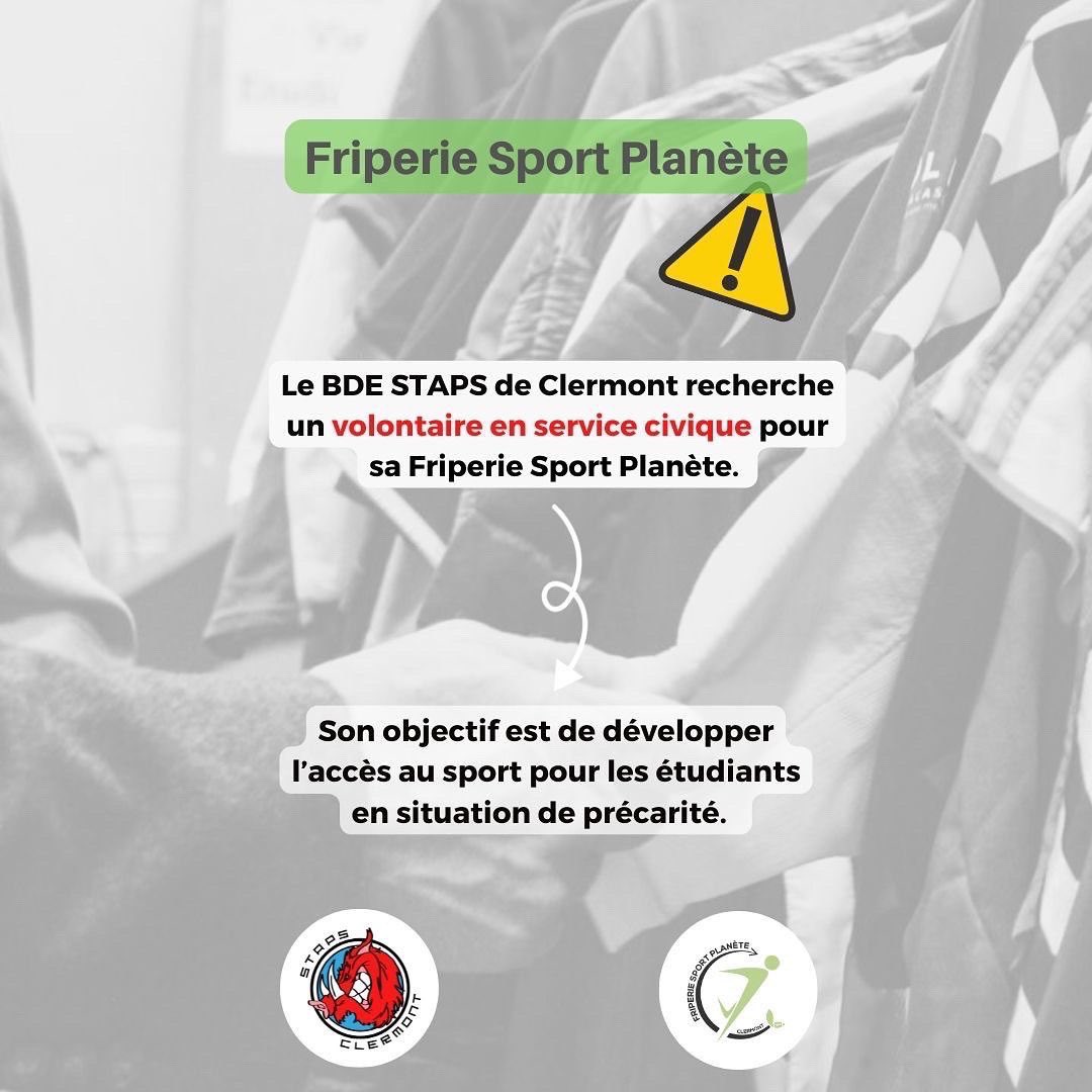 BDE STAPS Clermont tweet media