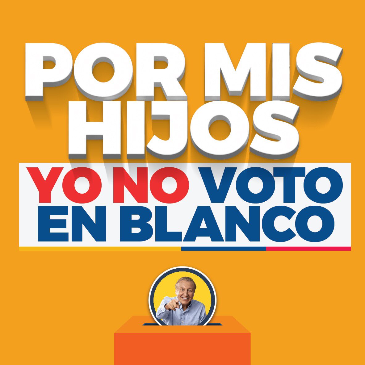 coltellevo's tweet photo. Por mis hijos ! 👨‍👩‍👧‍👦
Yo no voto en blanco! 
#Colombiatellevoenmi♥️ https://t.co/6iuxY3cw6Y