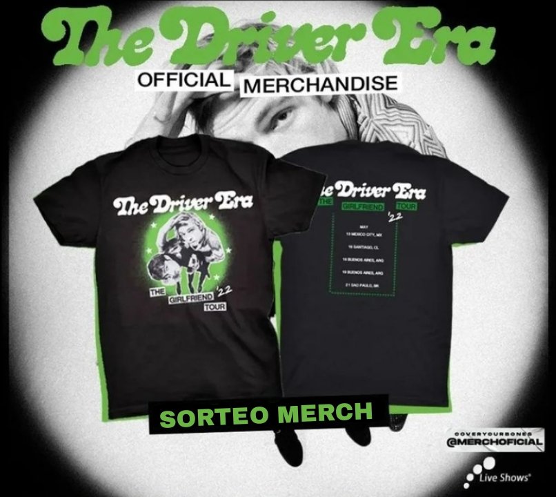 TheDriverEraArg's tweet photo. 💚 SORTEO MERCH OFICIAL 💚

— ¿Qué sorteamos? Una remera negra del Tour por TW y el buzo verde de GF por IG, ambos en talle L.

— ¿Cómo Participar?
-Seguirnos tanto en Twitter como en Instagram (adjuntar capturas como prueba)
-Dar RT y Like
-Etiqueta a 3 amigos en los comentarios https://t.co/ecp2ixTREg