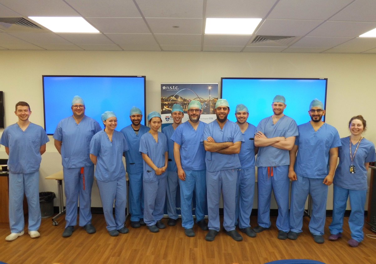 NSTC123's tweet photo. At last we finally saw the smiling faces of our HENEE CT2 Ortho Trainees today @NSTC123 when they attended for their final SSTP session as mandatory wearing of masks has finally been lifted!
"Excellent session, approaches much clearer now", thanks to Steve Borland &amp; Mo Alkhreisat https://t.co/3bCjJ0Ar5c