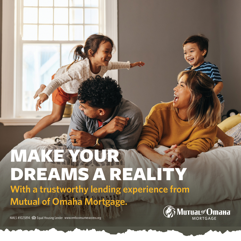 Make your dreams a reality with a trustworthy lending experience from Mutual of Omaha Mortgage. 

Contact me today to build your kingdom through homeownership 🏡  1-800-24-RATES ☎

#MutualMortgage #BuildYourKingdom #Homeowner #Homeownership #DreamHome #DreamToReality