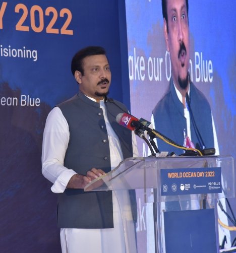 On occasion of 'World Ocean Day' MoMA in collabration with World Bank conducted a consultative Workshop on ‘Blue Economy Development Roadmap Visioning’.  The Federal Minister Maritime Affairs graced the event as Chief Guest. Chairman PQA also participated in the workshop.