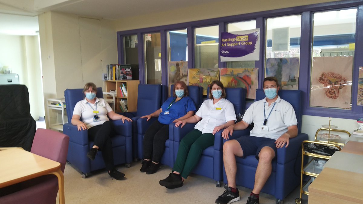 annbarrettot's tweet photo. Thank you so much Friends of Bexhill hospital for funding 10 new riser recliner chairs for the patients at #BexhillIrvineUnit.  They will really help support patient #rehabilitation. 
@ESHTIrvineRehab @julesneuss @RelfPaul https://t.co/Y6BKsq8MDU