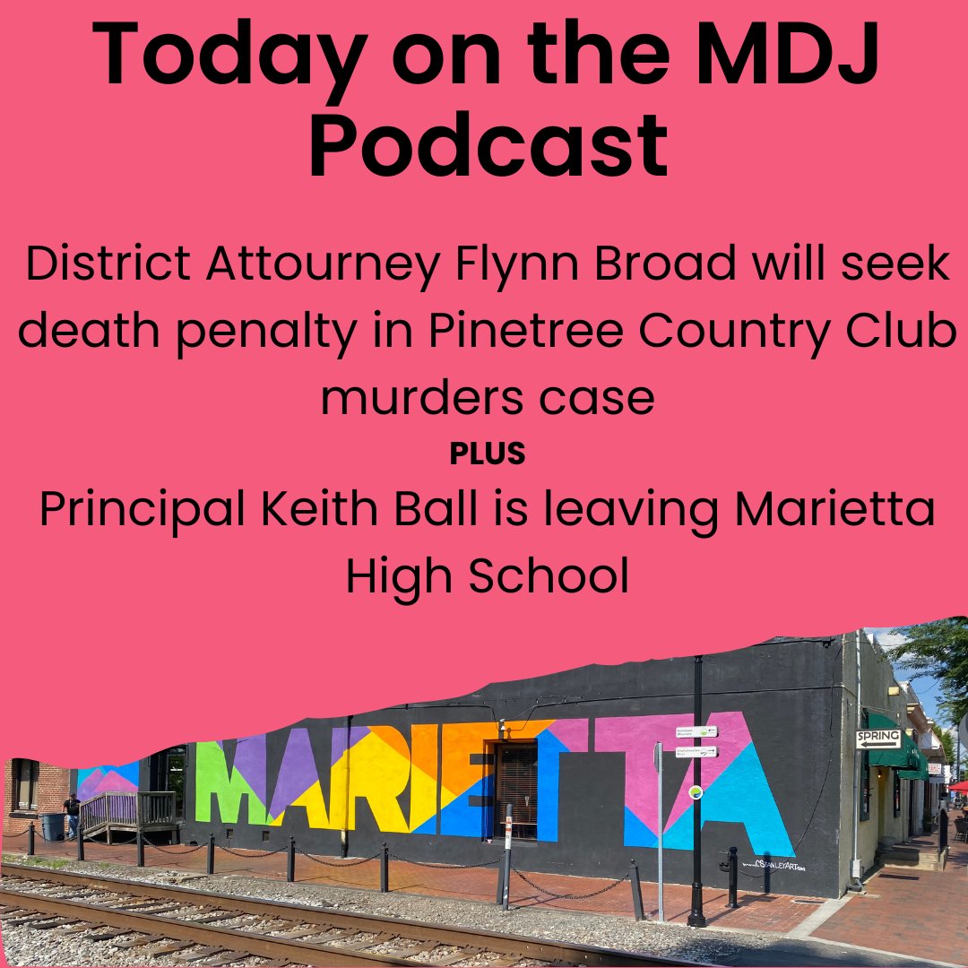 Marietta Daily Journal Podcast (@mdjpodcast) on Twitter photo Have you listened yet? If not you're missing out on the biggest local breaking stories! Follow the link in our bio to listen. <a href="/mdjonline/">MDJ Online</a> Have you listened yet? If not you're missing out on the biggest local breaking stories! Follow the link in our bio to listen. <a href="/mdjonline/">MDJ Online</a>
