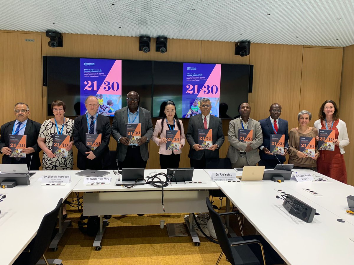 In case you missed the session
<a href="/WHO/">World Health Organization (WHO)</a>, launching of skin strategic framework for the integrated control and management of skin #NTDs.
<a href="/PatriciaAmira/">patriciaamira.bsky.social</a> <a href="/RMinghui/">Ren Minghui 任明辉</a> <a href="/PostigoWHO/">Postigo@WHO</a> Dr Rie Yostu from <a href="/NU_kouhou/">長崎大学 Nagasaki University</a> ,Dr Ahmed Fahal <a href="/MycetomaSudan/">MycetomaResearch</a>
#SkinNTDs
#beatNTDs