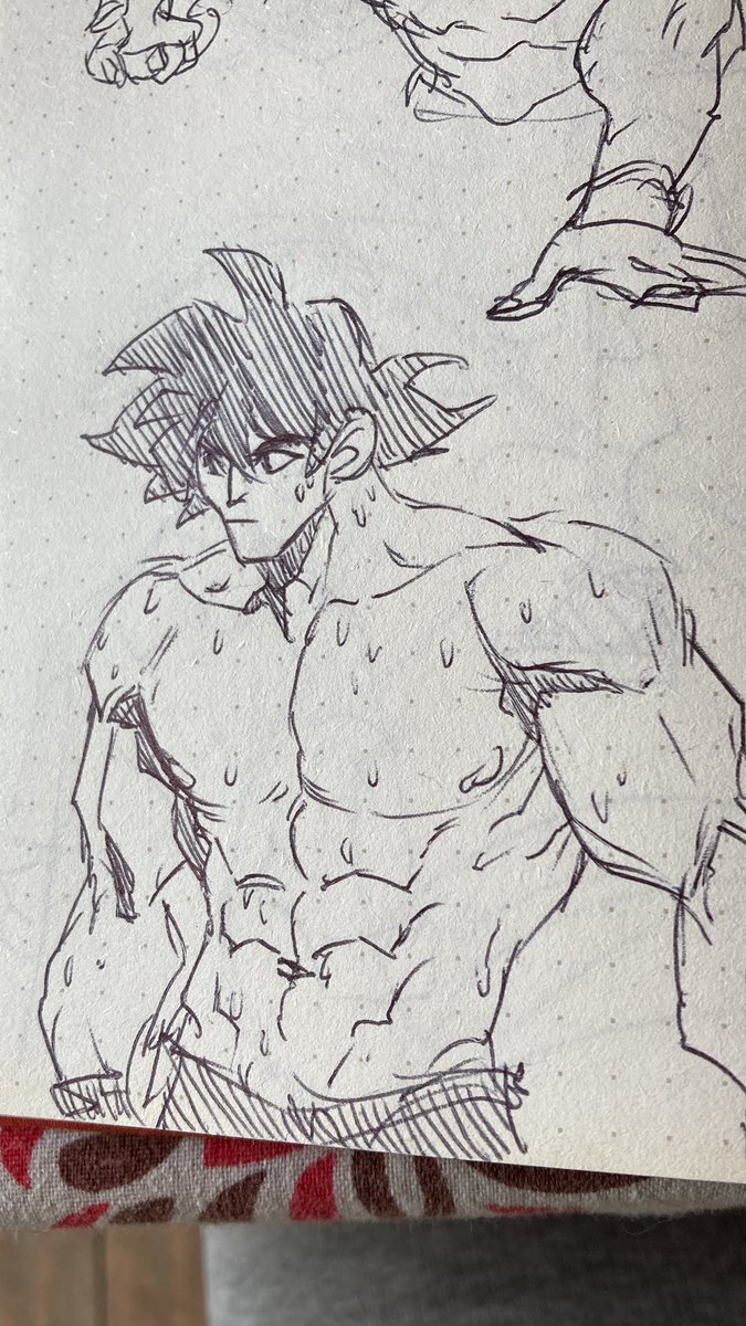 Today I drew muscles 