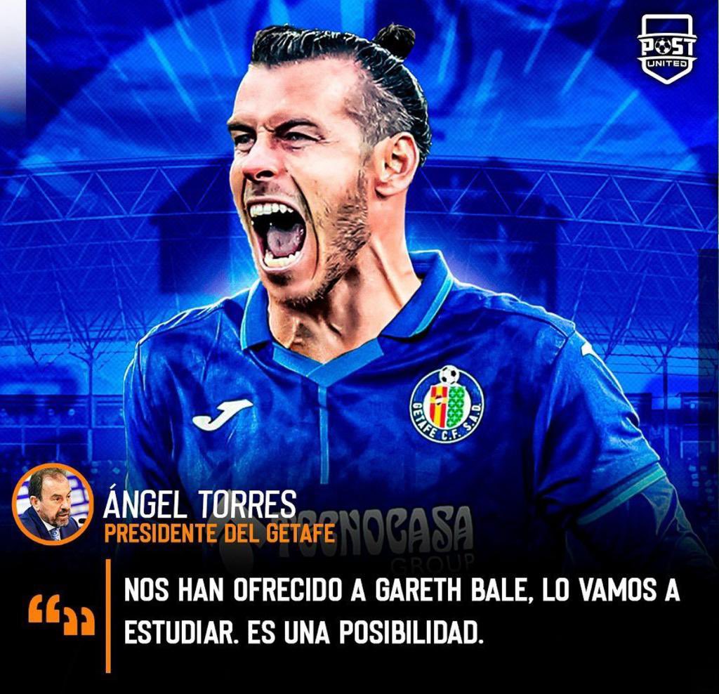 fuentescaredo's tweet photo. Pues le queda bien el azul del Getafe #MeBale #Equipodealtosvuelos https://t.co/wqiM2tJVdU