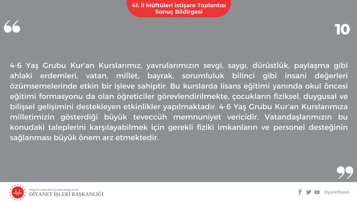 diyanetbasin's tweet photo. 4-6 Yaş Grubu Kur’an Kurslarımız, yavrularımızın sevgi, saygı, dürüstlük, paylaşma gibi ahlaki erdemleri, vatan, millet, bayrak, sorumluluk bilinci gibi insani değerleri özümsemelerinde etkin bir işleve sahiptir. https://t.co/n0Hcb2GcMl