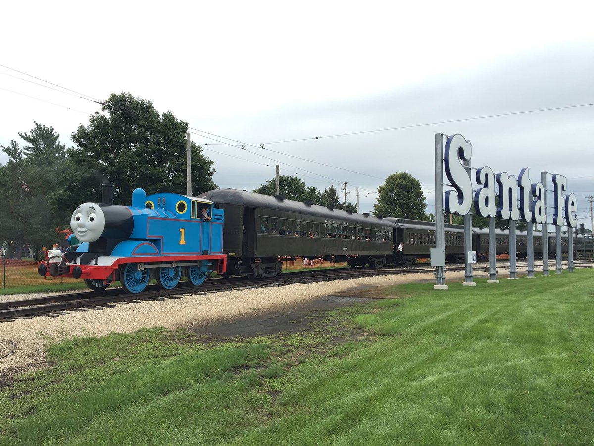 Thomas the Tank Engine is coming to the Illinois Railway Museum! July 9-10 and 16-17. See Thomas, Percy, Sir Topham Hatt, and their friends. Tickets are selling quickly, so make sure to reserve your seat today. Information on the event and tickets are at irm.org/event/day-out-…