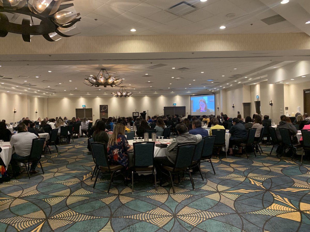 jamielerat's tweet photo. Wow! Honoured to be here listening to Dr Jane Philpott talk about #childwelfare, at the Journey to self-determination through family wellness, C-92 The Cowessess First Nation Experience Double Tree Hotel Regina. Full room! https://t.co/Igh6YZ72Nx