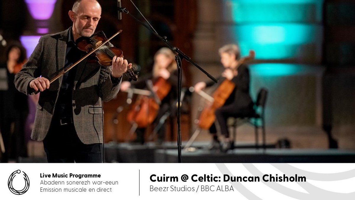 CelticMediaFest's tweet photo. The winner for best #LiveMusicProgramme is Cuirm @ Celtic: Duncan Chisholm @beezrstudios @bbcalba @ccfest @DuncanWChisholm @airddell #CelticMedia #TorcAwards https://t.co/p3ulhN9ugO