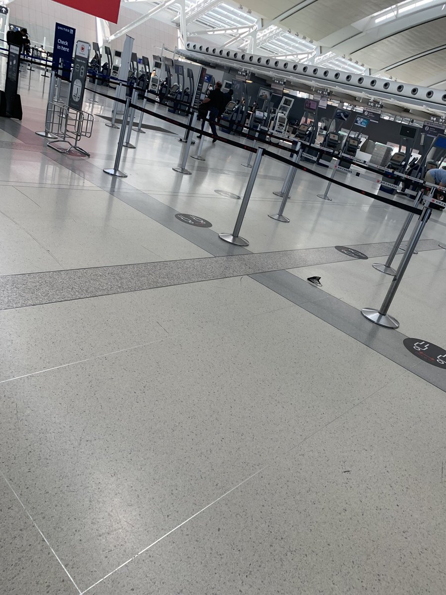 Shamaremtulla's tweet photo. No lineups this morning at #pearsonairport #yyz #terminal1 https://t.co/gXBhII2IJ7