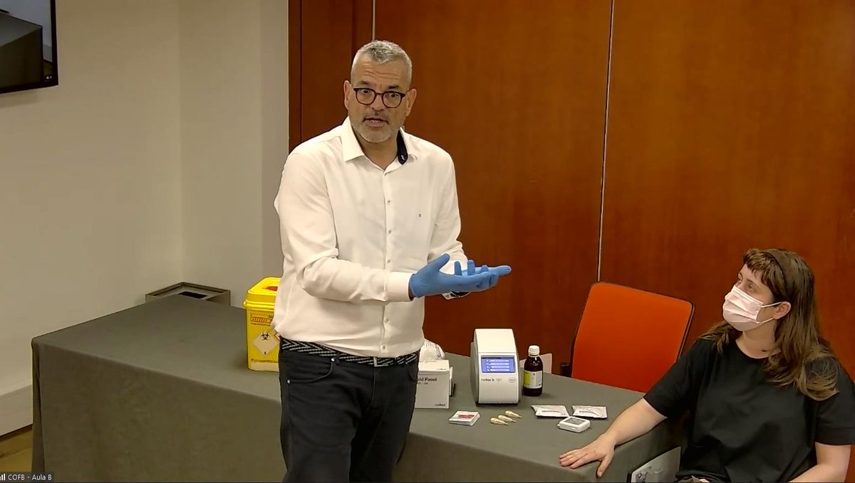 farmaceuticsbcn's tweet photo. 🆕Point of care testing a l’oficina de farmàcia. 
Què hem de saber i quin és el seu abast? #POCT 

Els detalls de les quatre sessions celebrades recentment al COFB ➡️https://t.co/aWdjBxDB1v https://t.co/Lt7GFgyXUD