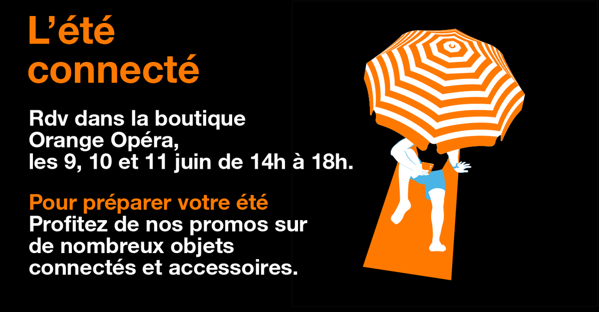 OrangeIDF's tweet photo. Venez vous préparer à un #EtéConnecté à la boutique #Opéra.

Il y a des bons plans pour vous équiper cet été, des jeux 
mais surtout des séances de #fitness avec @yanisport_fr 
inscrivez-vous rapidement👉https://t.co/IqtU6eKf2S https://t.co/RRtJdHHl0C