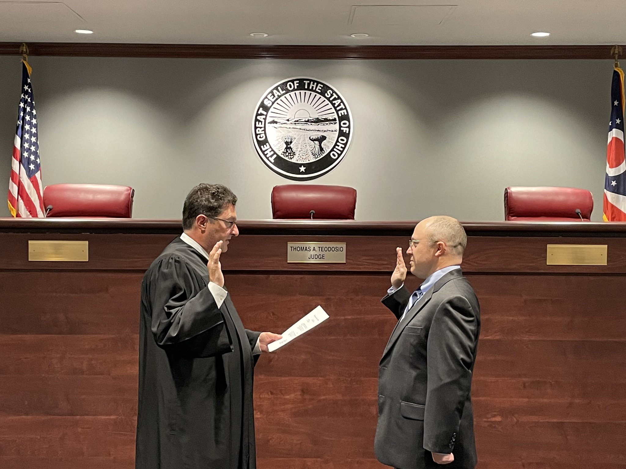 Ohio Ninth District on Twitter: quot Judge Teodosio administered the oath Ohio Ninth District on Twitter: quot Judge Teodosio administered the oath