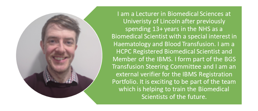 Meet the newest member of #UoLTeamBiomed – Michael Douglas #BiomedicalScienceDay2022 #AtTheHeartofHealthcare #transfusionmedicine  <a href="/IBMScience/">IBMS #AtTheHeartOfHealthcare</a> <a href="/UoLScience/">College of Science, University of Lincoln, UK</a> <a href="/unilincoln/">University of Lincoln, UK</a> 🧑‍🔬🧑‍🔬