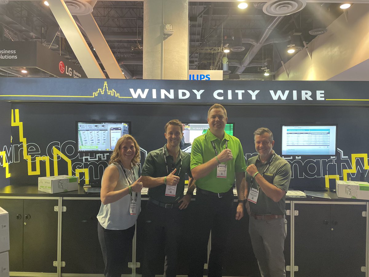 WCWAV1's tweet photo. You are represented @jgreenesix !!!  If any #avtweeps need a #weargreenforgreene bracelet, come pick one up at booth #N1821 #Infocomm22 @WindyCityWire @try_n_keep_up @JBMCD768 @NewEraTech_US https://t.co/BI32Bn3ACi