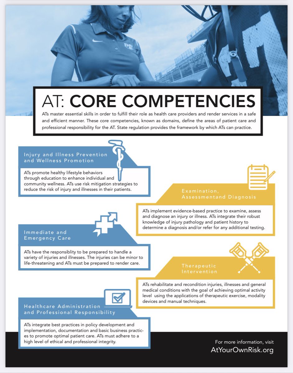 Bill_Dill4's tweet photo. What is an athletic trainer? And who can they help? Well, they are healthcare providers who provide a variety of services to athletes and the physically active. #athletictraining #providinghealthcareeverywhere https://t.co/KAmQjyLB8G