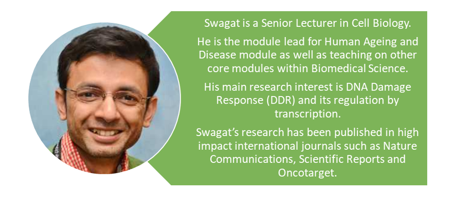 We are pleased to introduce Dr Swagat Ray <a href="/UoLLifeSciences/">Lincoln School of Natural Sciences</a> <a href="/UoLScience/">College of Science, University of Lincoln, UK</a>  #BiomedicalScienceDay2022 #AtTheHeartofHealthcare <a href="/IBMScience/">IBMS #AtTheHeartOfHealthcare</a> #ageing