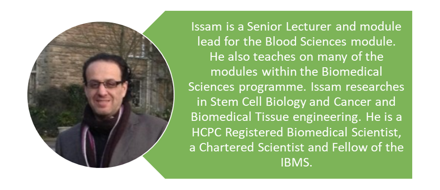 Introducing Dr Issam Hussain #UoLTeamBiomed #BiomedicalScienceDay2022 #AtTheHeartofHealthcare <a href="/IBMScience/">IBMS #AtTheHeartOfHealthcare</a> <a href="/unilincoln/">University of Lincoln, UK</a> <a href="/UoLScience/">College of Science, University of Lincoln, UK</a>