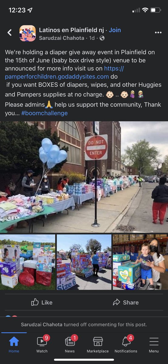 _oddwoman's tweet photo. Plainfield,Nj free pampers tell someone in need https://t.co/isMj5dV2oi