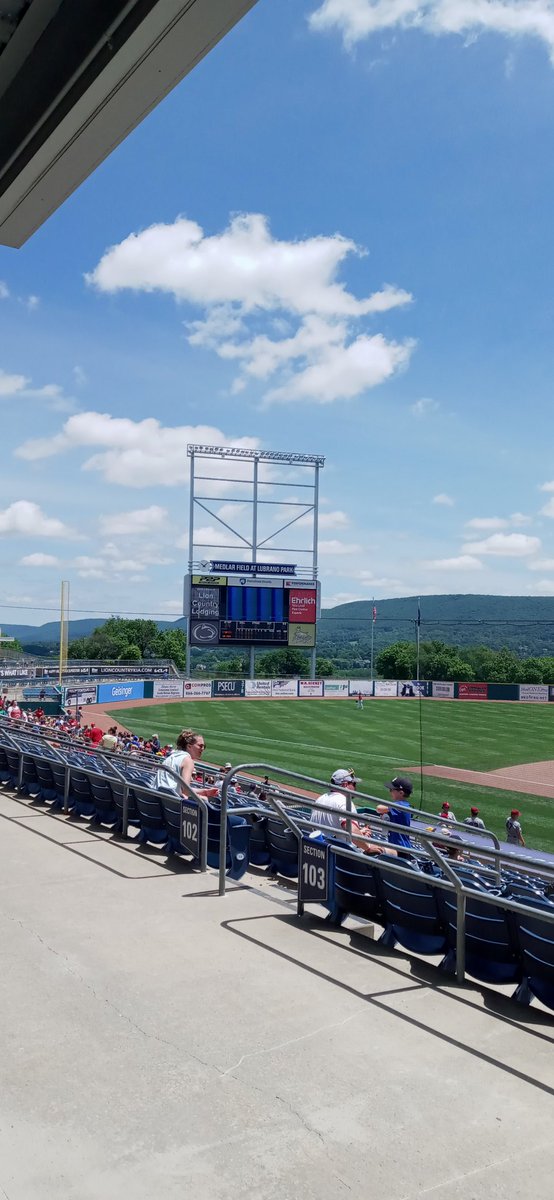 AngelPhotog's tweet photo. I am checking out the competition at the @SCSpikes game today! I am so happy to see the @mlbdraftleague begin this week. What a gorgeous ballpark⛰️ 

I look forward to seeing the Spikes visit the @TrentonThunder this season https://t.co/KXsKVSZEOg