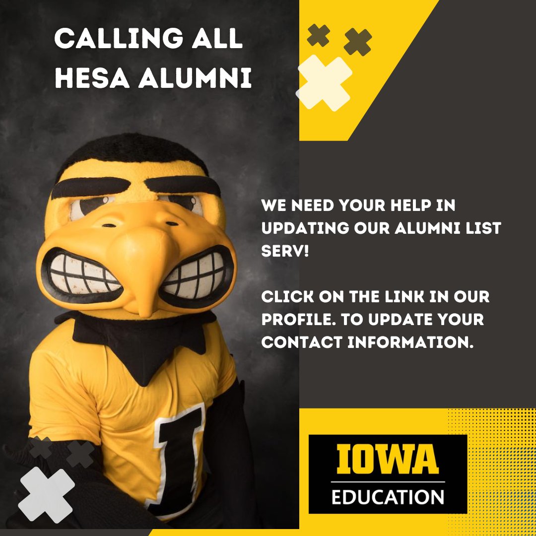 HESA @ UIowa tweet media